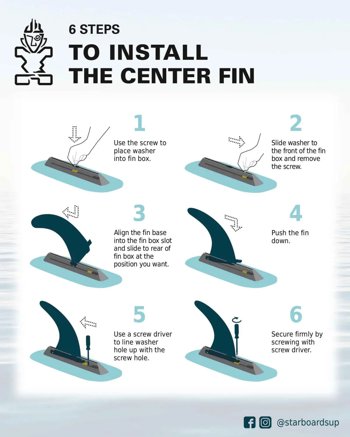 6 Steps To Install Center SUP Fin
