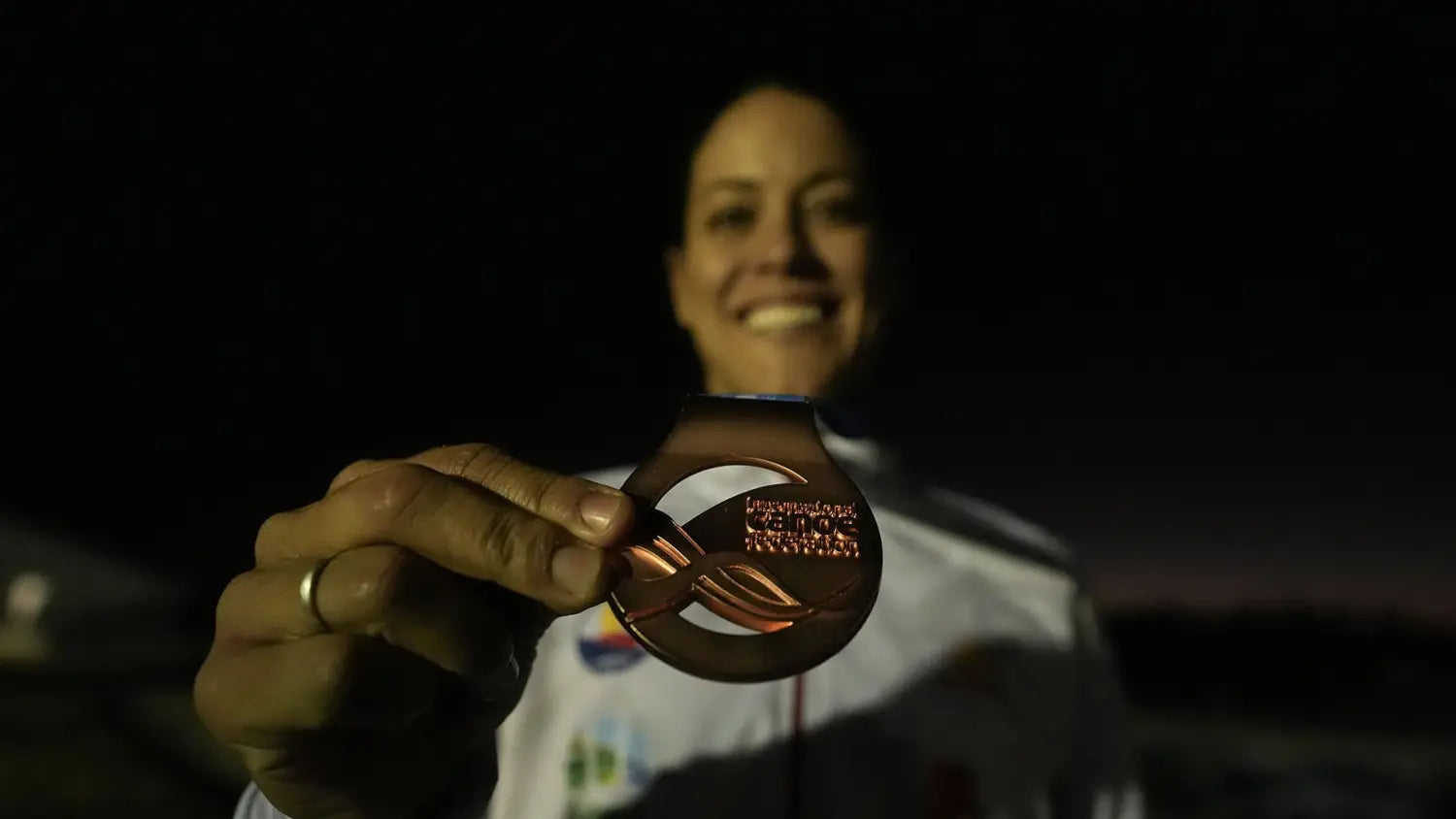 Alba Frey winning bronze at ICF SUP World Championship 2024