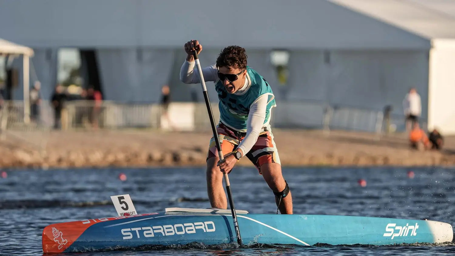 Matei Barbu winning SUP World Champion title ICF 2024