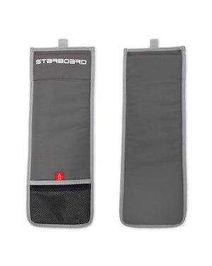Starboard gray Fin Pouch paddle bag with mesh pocket and logo