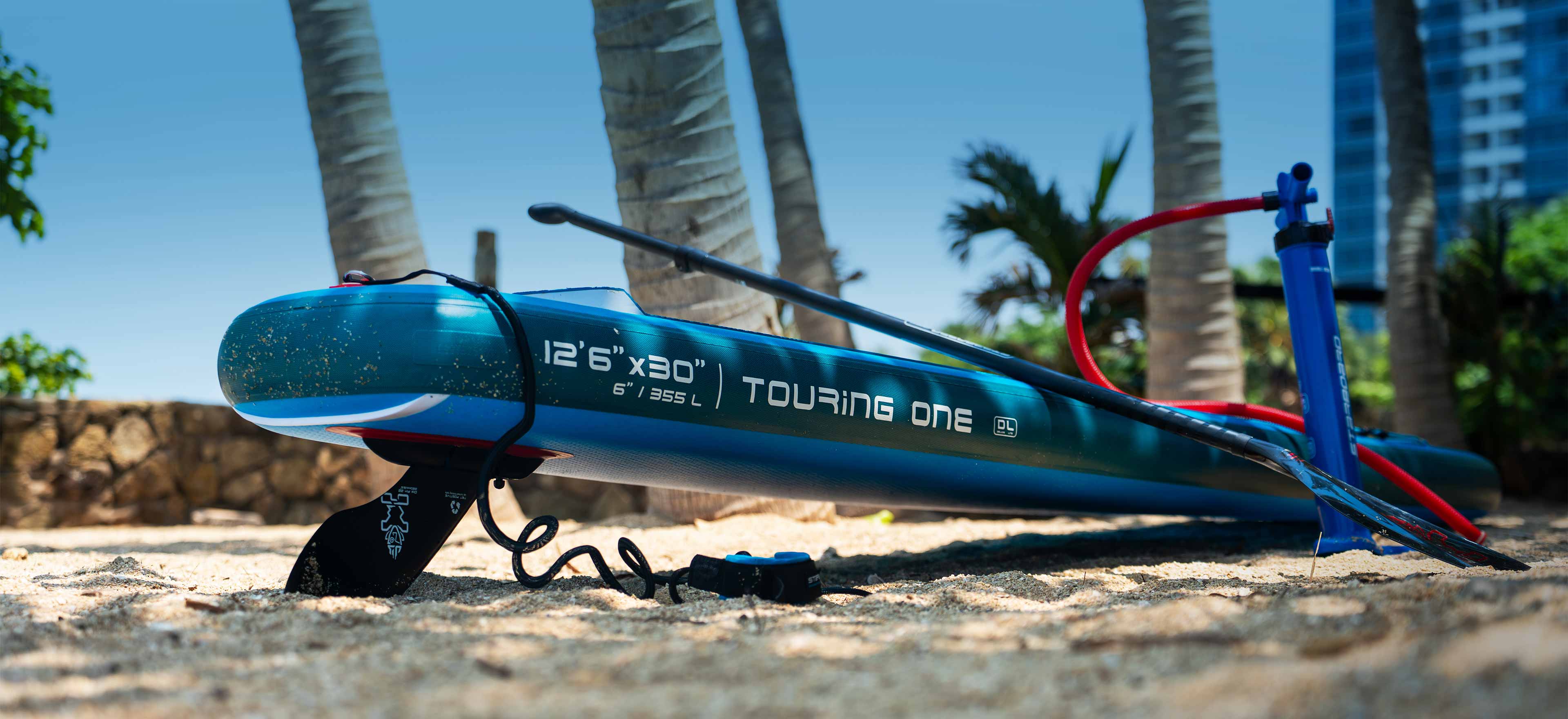 STARBOARD TOURING ONE SUP 12’6”x30 パドル付き Touring One Inflatable Board with Paddle – Starboard