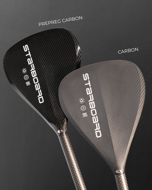Starboard foil blade prepreg carbon paddle with branded design