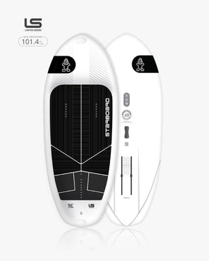 Sleek 10’6” white black carbon fiber 2025 Wingboard Foil Board