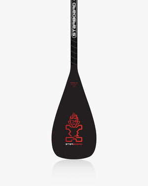 Tufskin Paddle: Black composite with red skull and white text