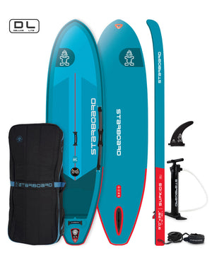 SUPKids 2019 Ocean & Earth Deluxe Lite inflatable paddle board in blue and green