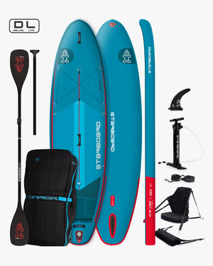 IGO Inflatable Board with Kayak Set: 2019 Starboard DL 3.5 inflatable board