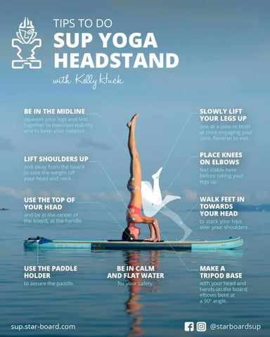 How To Sup Yoga Headstand