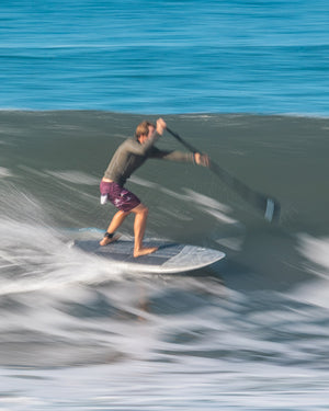 Spice Paddleboard: black and white composite stand-up paddleboard