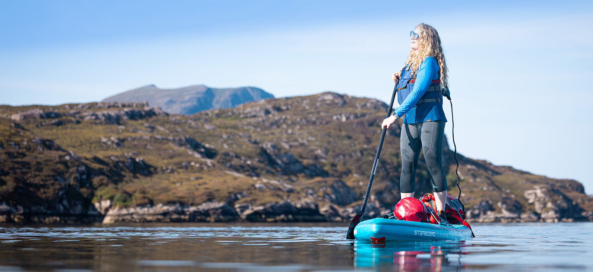 Touring Inflatable Board with Paddle - Starboard