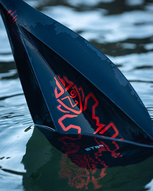 2019 Apex Kayak in red and black Tufskin Paddle design, durable plastic