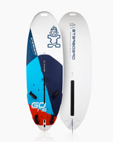 2024 Starboard Go 15 Windsurfer Board in blue, red, white design