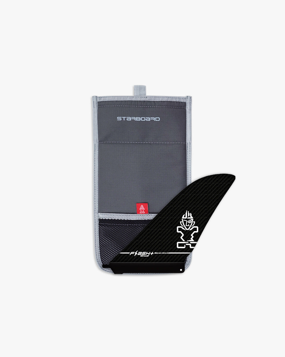 Black Stargazer skull fin in prepreg carbon Flash + SUP 204