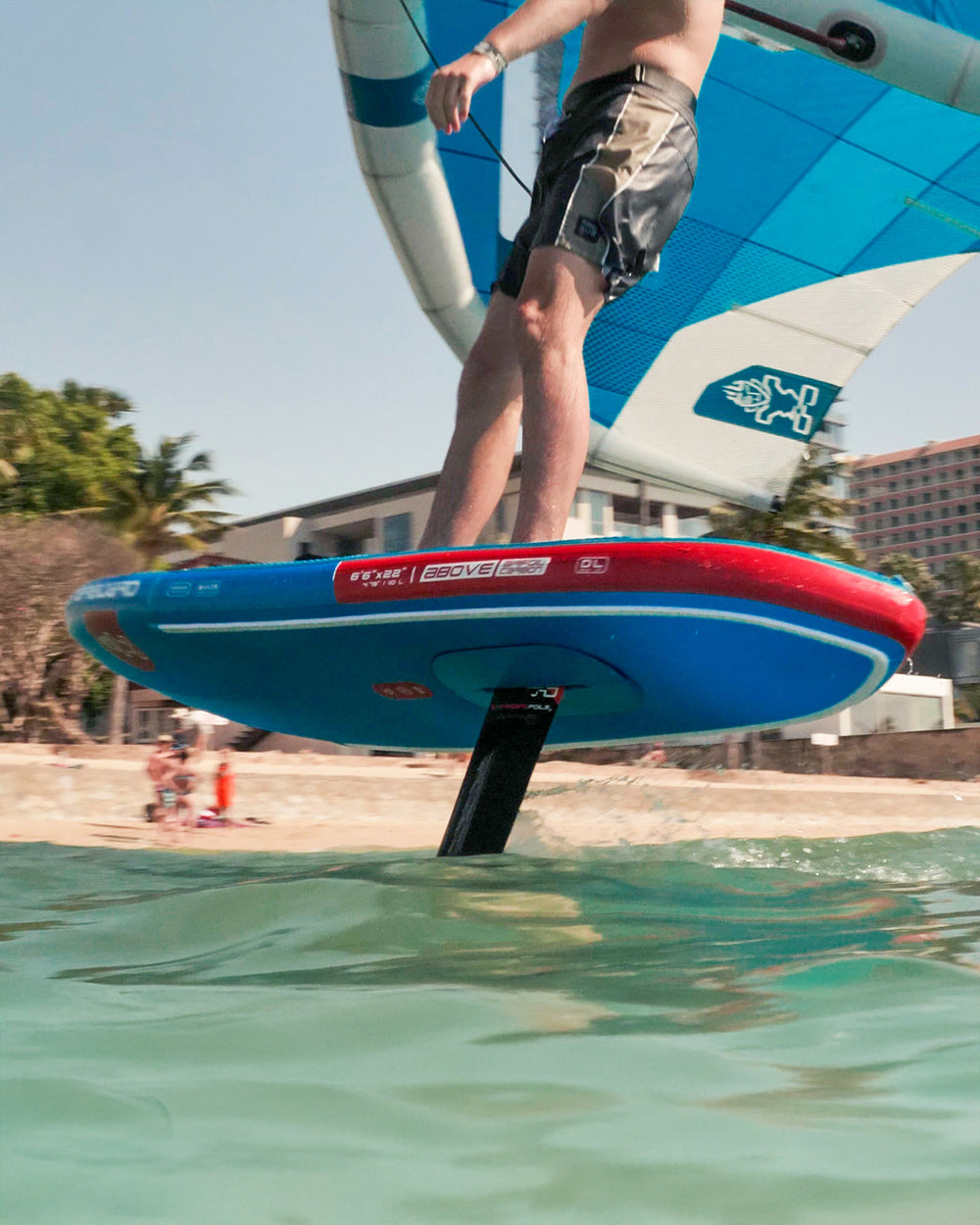 Infaltable Rib Foil Above Air Foil Inflatable Foilboard - Starboard