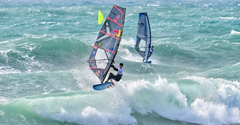 Starboard riders Motoko and Liam on top at the PWA x IWT Japan