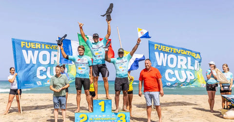 Slalom Starboard riders on top at the PWA Fuerteventura World Cup